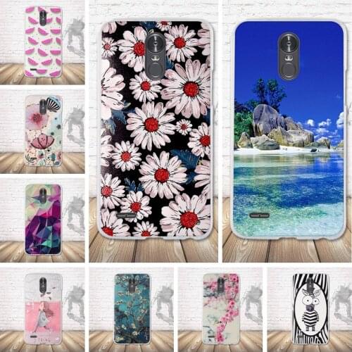 Phone Case For LG Stylus 3 Stylo 3 K10 Pro Case Silicone Soft TPU Cover For LG Stylus3 Stylo3 LS777 M400DK Cover Printed Coques
