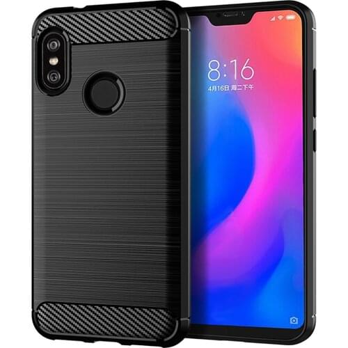 For Xiaomi Redmi 6 Pro Case Luxury Carbon Fiber Skin Full Soft Silicone Cover Case For Xiaomi Redmi 6Pro Redmi6 Phone Case