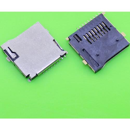 ChengHaoRan 1 Piece Best price TF card reader holder slot tray socket connector for MP3 MP4 and GPS etc.KA-063