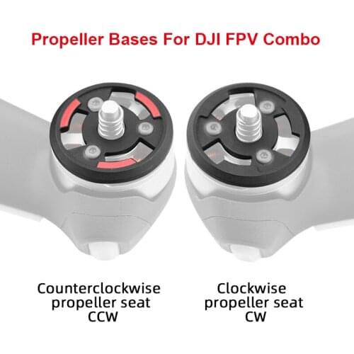 CW CCW Propeller Bases For DJI FPV Combo Drone Engine Mount Plate Base Spare Parts For DJI FPV Replacement Accessories With Tool