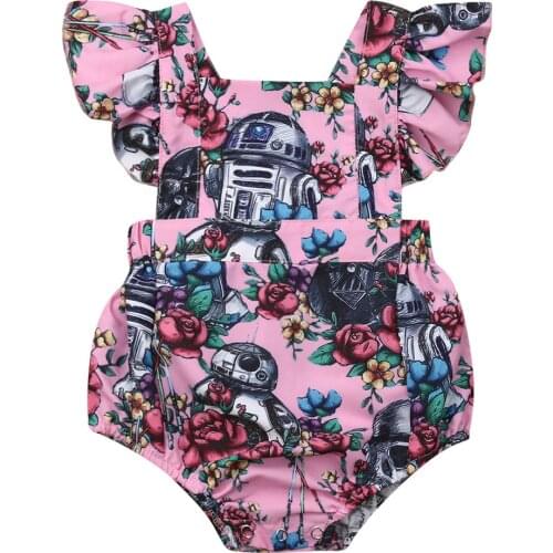 Cute Newborn Baby Girls Floral Romper Jumpsuit Playsuit Outfits Sunsuit Clothes