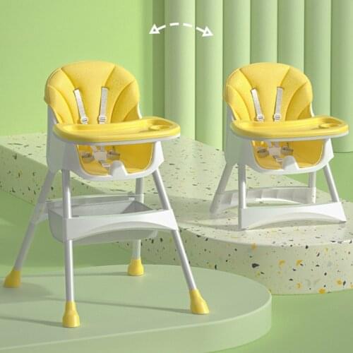 Multi-Functional Baby Feeding Table Chair Can be Disassembled 2-in-1 Multi-Use Childrens Dining Chair Baby High Chair