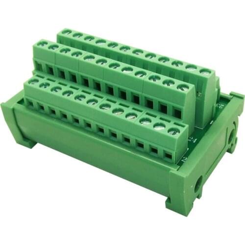 DIN Rail Mount 24 Position Power Distribution Module 24 channels power board