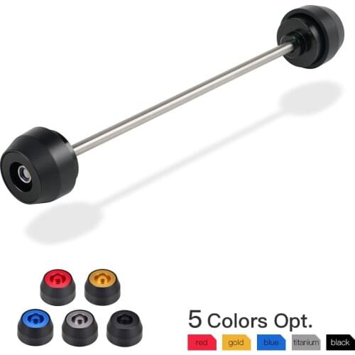 NICECNC Front Axle Sliders Nylon Black Gold Blue Titanium Red for SUZUKI GSX-S1000 GSX-S1000F GSX-S750 GSX-S1000FT