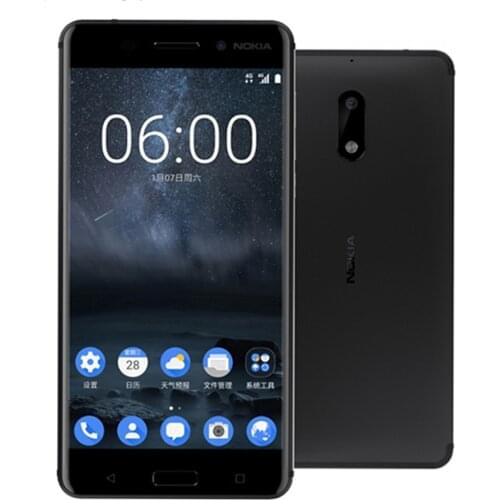 Nokia 6 Refurbished Cellphone Original Unlocked Octa Core 5.5 Inches 4GB RAM 32GB ROM LTE 4G Dual SIM Mobile Phone