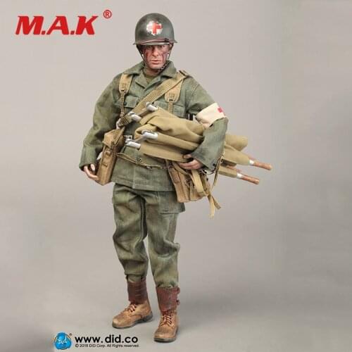New A80126 1/6 WWII US Army 77th Infantry Division Combat Medic Soldier Full Set Action Figure Toys For Collection