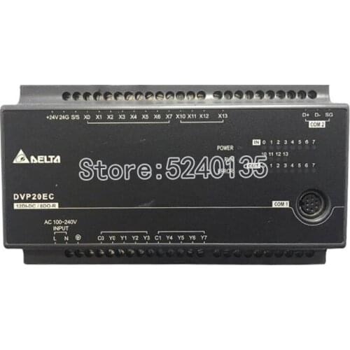 New Original PLC controller PLC EC3 series DVP20EC00R3 DVP20EC00T3 100-240VAC 20-point host 12DI 8DO Relay output
