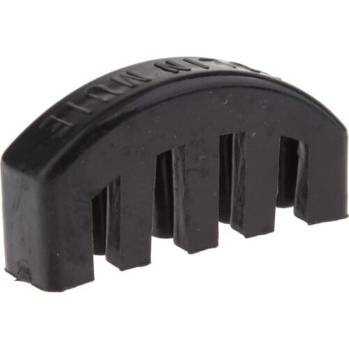 Rubber 4/4 3/4 1/2 Violin Mute Black Fiddle Replacement Silencer String Instrument Accessory