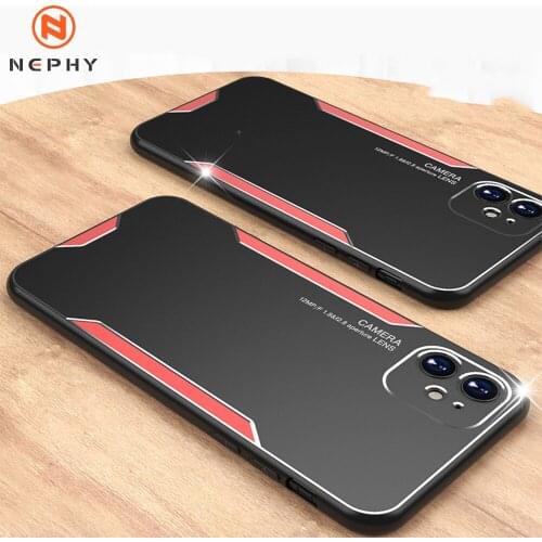 Luxury Hard Metal Case For iPhone 11 Pro XS MAX X XR 8 7 6 S 6S Plus Unique Mobile Phone Cover Back Shell Shockproof Bumper Hood