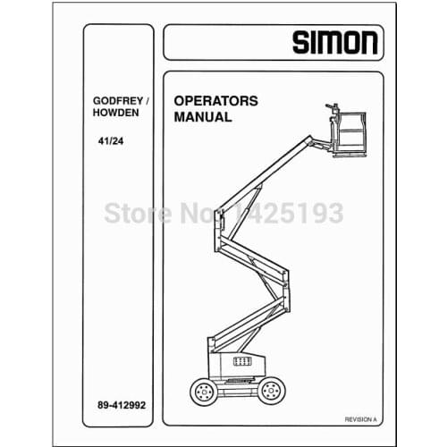 Simon ForkLift Workshop Manual and Parts Manuals