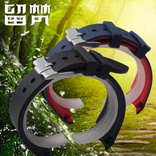 20mm Strong Flexibility silicon rubber Watchband For Role Submariner Yacht-Master Cellini GMT-Master Watch Strap Band bracelet