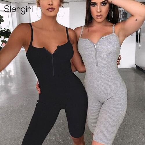Женские однотонные комбинезоны Slergiri China At AliExpress