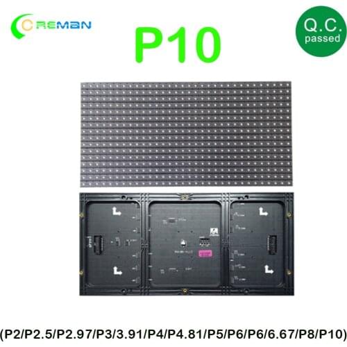 LED Video Wall P10 RGB Led Module Indoor Full Color 1/8 scan P5 P6 P8 P10 LED Matrix Panel