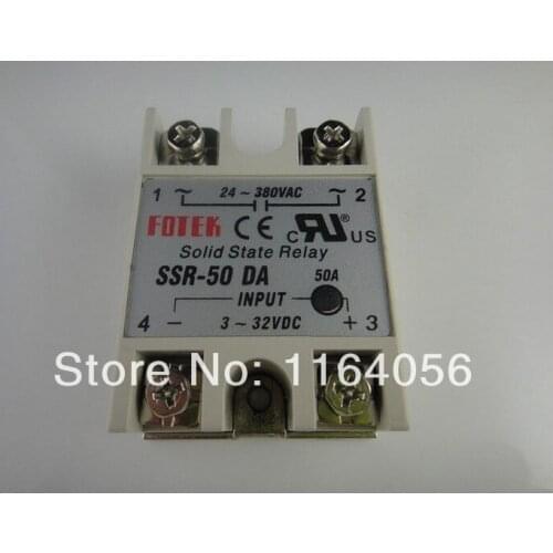 Solid State Relay SSR-50DA 50A /250V 3-32VDC 24-380VAC