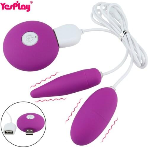 Vibrator Egg Remote Control USB Charging Female Masturbation Clitoris Nipple Stimulation Adult Sex Toys for Women