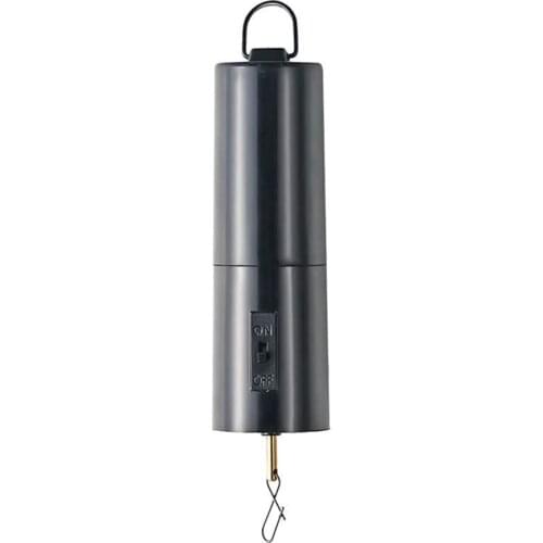 Hanging Display Metal Rotating Black Wind Spinner Motor Home Miniature Battery Powered Driven Wind Chime Motor Ornament