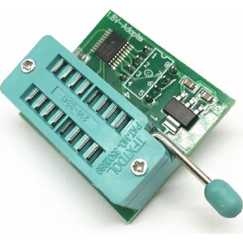 1.8V adapter for Iphone or motherboard 1.8V SPI Flash SOP8 DIP8 W25 MX25 use on programmers TL866CS TL866A EZP2010 EZP2013 CH341