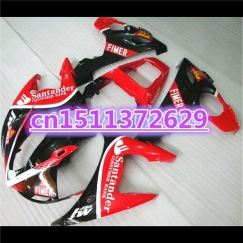 100%new Fairing bodywork for YZF R6 2003 2004 2005 YZF-R6 03 04 05 red black YZFR6 600 03-05 fairing kit-Dor D