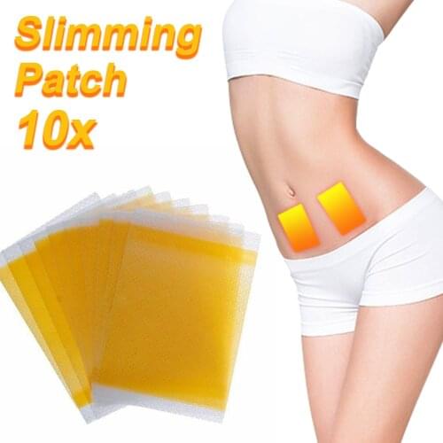 100 Pcs Slimming Patch Belly Abdomen Weight Loss sticker Fast Burning Fat Lazy Paste Slim Pad Waist Shaping Detox Belly Patches