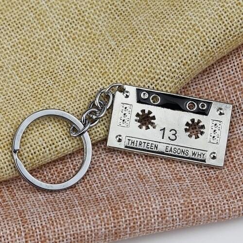 13 Reasons Why Creative New Fashion Men Women Audio Tape Pendant Necklace Cassette Tapes 13 Reasons Why Jewelry Gifts 2021