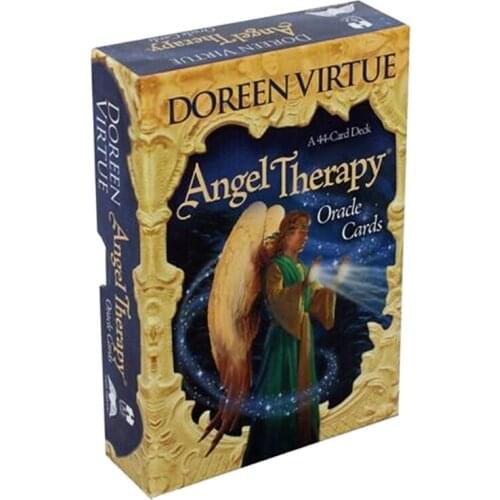 44pcs Tarot Cards English Version Angel Therapy Oracle Tarot For Fun Game Playing Card Table Games Entertainment Desk Game