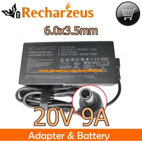 Genuine For Asus ADP-180TB H Ac Adapter 20V 9A 180W ROG 14 GA401I Power Supply Laptop Adaptor PC Computer Charger