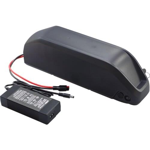 EU US tax included hailong shark battery 36V 48V 52V 10.4Ah 13Ah 15Ah 17.5Ah down tube ebike batteries with charger
