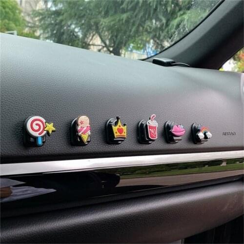 4Pcs/Lot Car Clips USB Cable Organizer Storage Car Hook Car Sticker Fasteners Seat Back Hook For Cable Headphone Key Wall Hanger