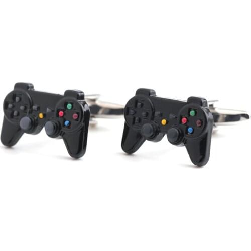 Black game hand-board model spray printing cufflinks French men shirts cufflinks sleeve nail factory direct sale free shipping