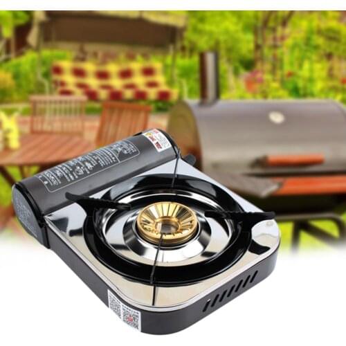 Gas Stove Efficient Durable Cassette Furnace for Camping Energy-Saving Gas Stove Commercial Household Desktop Gas Stove Hot Pot