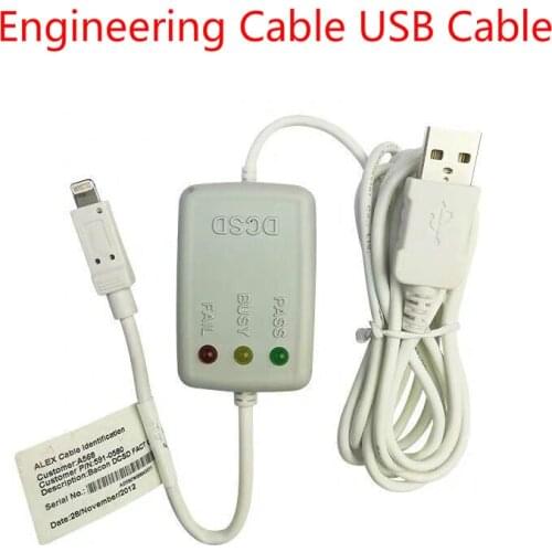 DCSD Alex Cable for iPhone Serial Port Engineering Cable Enter the purple screen can batch operation SysCfg
