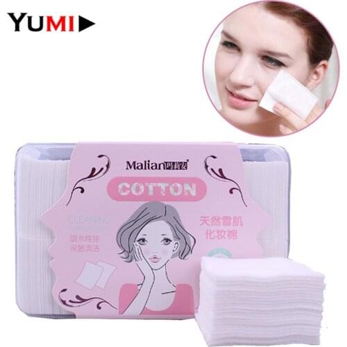 Quality 1000pcs/box Disposable Makeup Tissue Clean Wipe Swap Cotton Paper Pads Nail Polish Cosmetic Remover Facial Skin Care