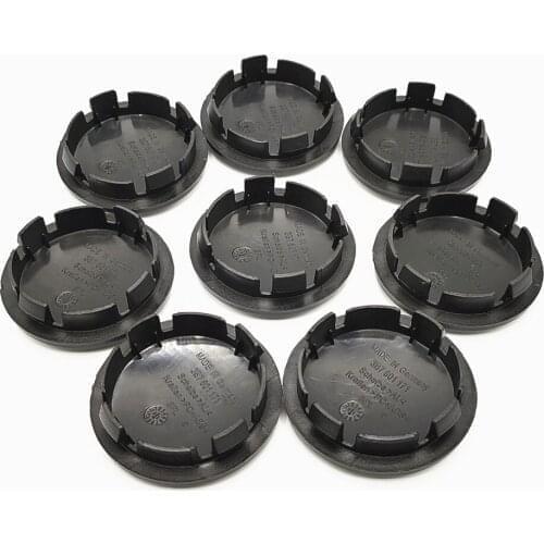 3B7601171 For Touran Beetle Golf Bora Sharan Tiguan 65mm Black Car Wheel Center Caps Hub Cover 3B7601171 3B7 601 171