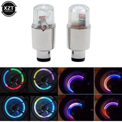 4 Pcs Cars Wheel Caps Decoration Cars Light For Tire Hub Lamp Bike Wheel Deco LED Tire Valve Caps Auto Cars Accessories
