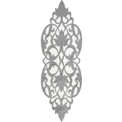 Lily Lux Velvet Runner Gray