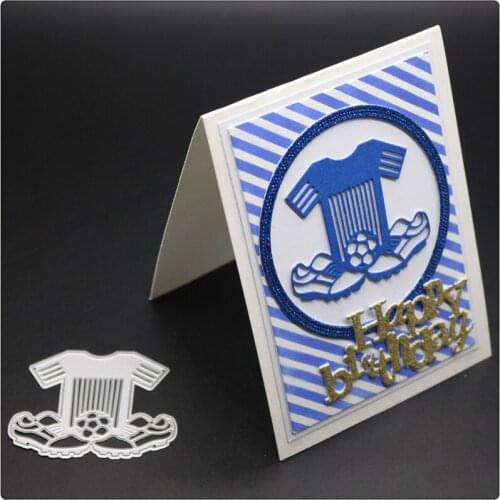YINISE Scrapbook Die Cut Metal Cutting Dies For Scrapbooking Stencils Football DIY Album Cards Decoration Embossing Die Cuts