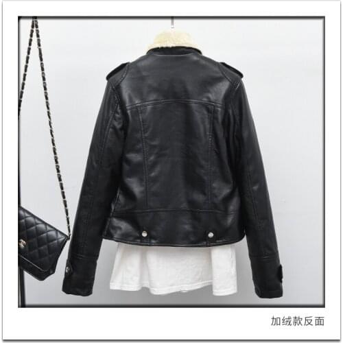 New 2020 Women Spring Winter Soft Faux Leather Jackets Lady Motorcyle Zippers Biker Blue Coats Black Outerwear Hot Sale LX2602