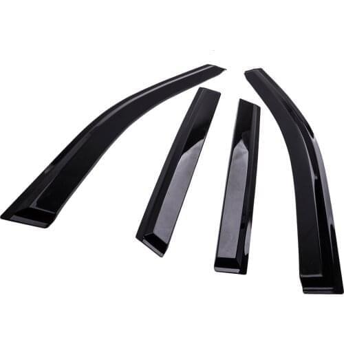New 4PCS Smoke Window Visor Vent Sun Shade Rain Guard Deflectors for Toyota RAV4 2019