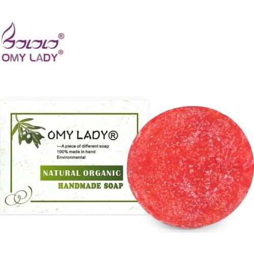 OMYLADY 100% Pure Natural Handmade Shampoo Soap Cinnamon Oil Essential Oil Hair Cold Processed Anti-Dandruff Off Hair Care