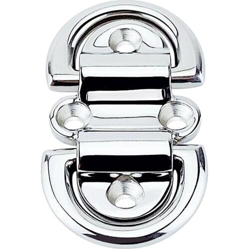 Folding Pad Eye Lashing D Ring Tie Down Point Anchor Fixing Cleat Plate Anchor