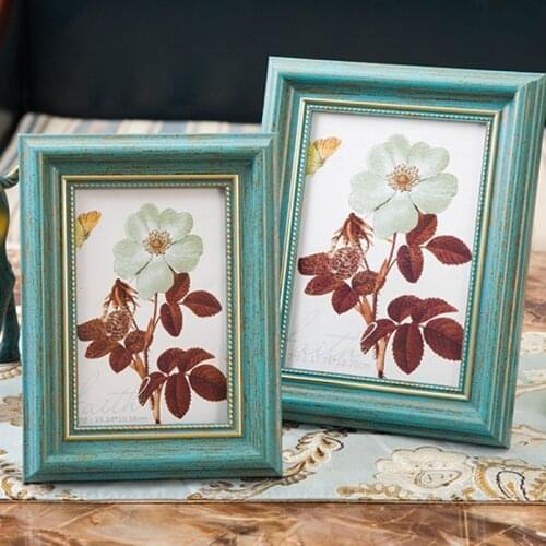 Vintage Photo Frame Home Decor Retro Wooden Wedding Couple Recommendation Pictures Frames Gift Ornament