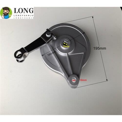 Motorcycle rear wheel hub brake cover with brake shoes for Honda CBT125 CM125 CM 125 CBT 125