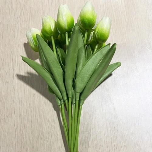 1 Bouquet Tulip Artificial Flower Real Touch Artificial Bouquet Fake Flower for Wedding Decoration Flowers Home Garen Decor