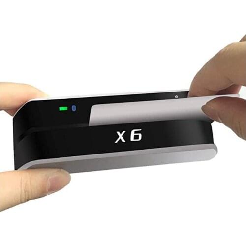 1PCS Bluetooth USB 3 Tracks msr X6(BT) VIP Card Reader Writer Encoder Mini Portable