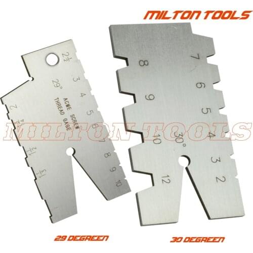 2 PIECES 29 DEGREE 30DEGREE ACME SCREW THREAD GAUGE GAGE TOOL GRINDING HIGH QUALITY