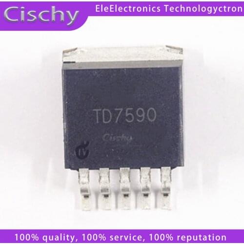 5PCS TD7590 TO-263 7590 TO263 5A 240KHz 36V PWM Buck DC DC Converter