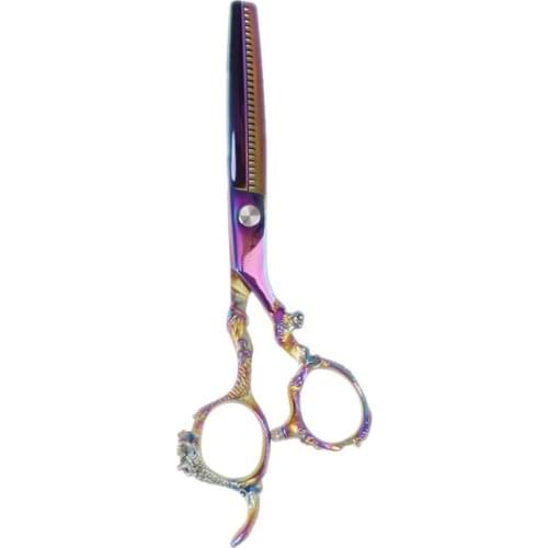 6 inch Cutting Thinning Styling Tool Hair Scissors Stainless Steel Salon Hairdressing Shears Regular Flat Teeth Blades