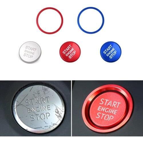 Aluminum Car Styling Engine Start Stop Button Ring Cover Trim For VW Jetta MK7 Passat B8 CC Touran Magotan