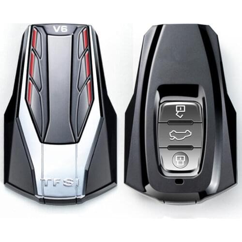 ABS Auto Car Styling Soft Key Case For Audi A1 A3 A4 A5 Q7 A6 C5 C6 Car Holder Shell Remote Cover Car-Styling