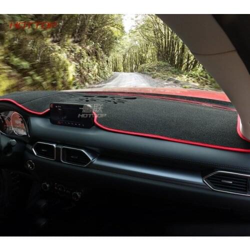 Topunion Dash Mat Dashmat Dashboard Cover Sun Shade Dash Board Cover Carpet For Mazda CX-5 CX5 MK2 2017 2018 2nd Gen